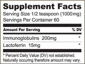 Bioactive Colostrum