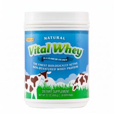 Vital Whey Natural front of Jar