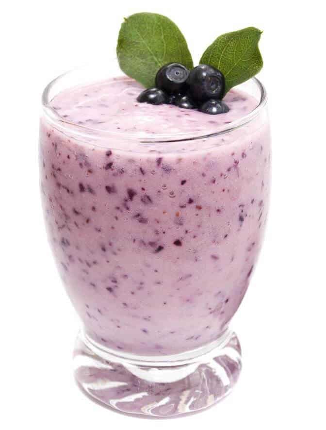 blueberry smoothie recipe with blueberry and avocado