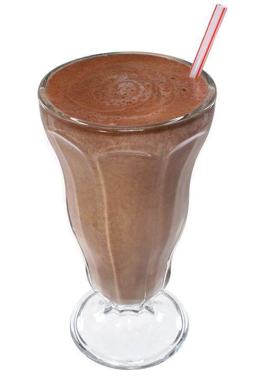 chocolate flavored fruit protein shakes