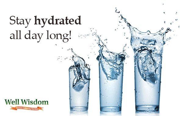  stay hydrated all day long - adjust  your Whey Protein and Water Intake  
