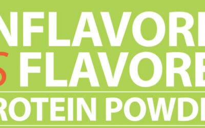 Unflavored vs Flavored Protein Powder – Infographic