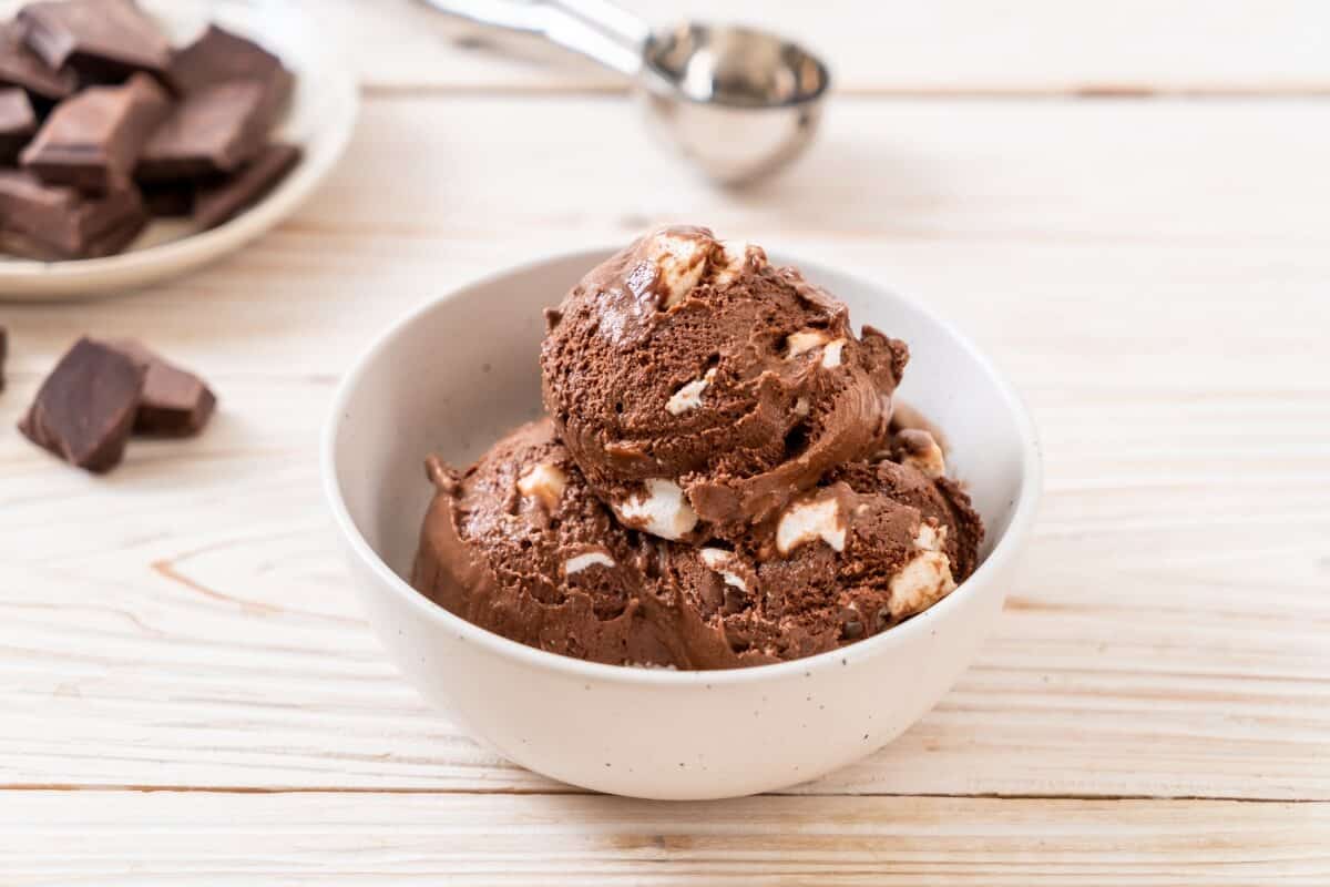 S'mores Ice-Cream Dr. Mohrs Chocolate Chip Ice Cream Shake