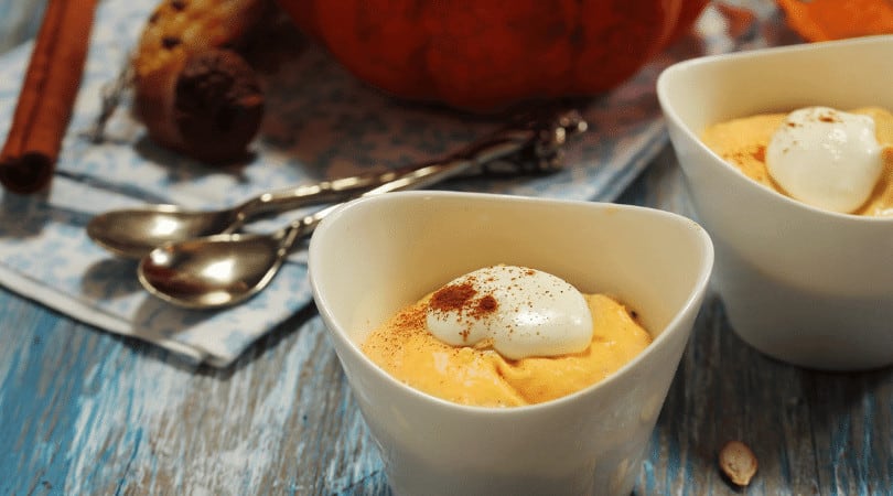 Pumpkin Mousse with Whey Protein Pumpkin Mousse