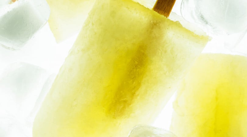 Green tea ice pops match green tea ice popss