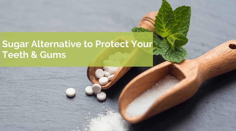 sugar alternative to protect your teeth and gums Woman Stretching