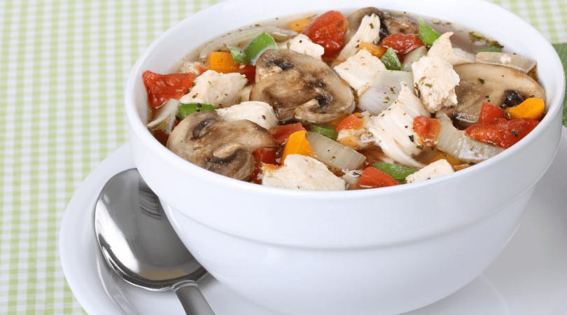 chicken and vegetable soup