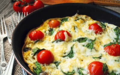 Tomato, Asparagus & Herb Frittata