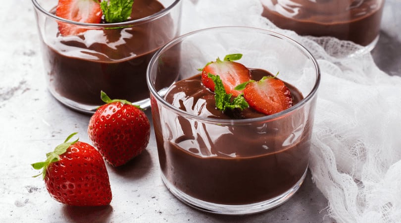 Chocolate Covered Strawberry Probiotic Pudding