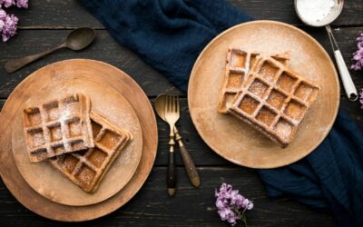 Gingerbread Protein Waffles